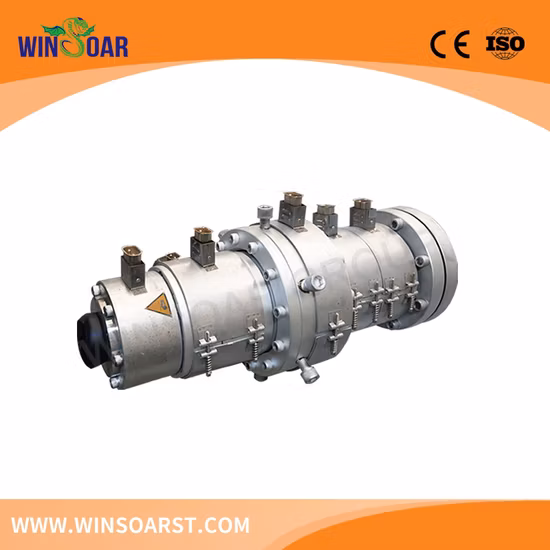 Línea de producción de tubería corrugada de doble pared vertical de diámetro grande de HDPE/PP/PVC