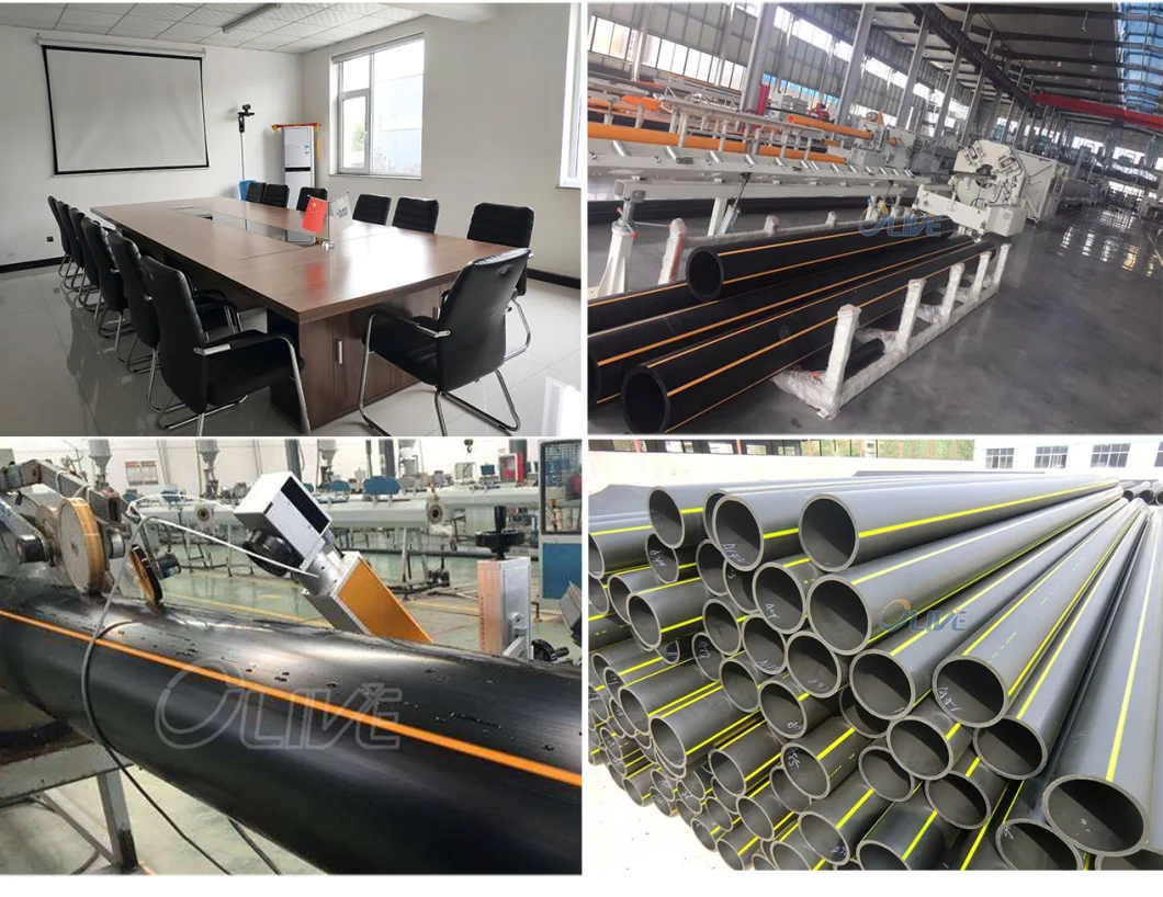 Diameter 1000mm Approved 1400mm8 Inch HDPE Dredging Pipe PE 100 Plastic Gas Pipe