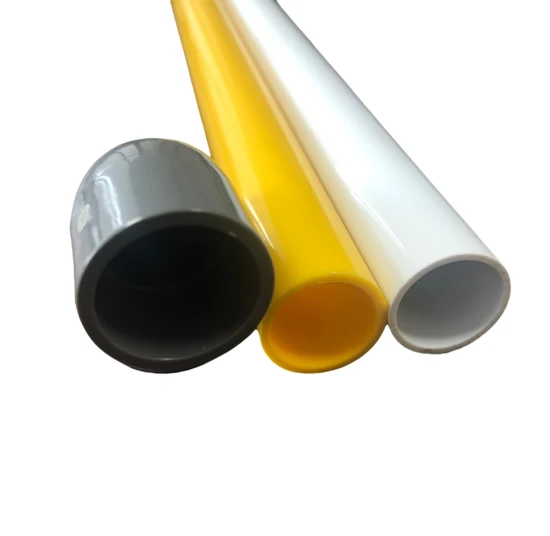 Tamaño de tubo de drenaje de PVC coloreado de 10 pulgadas y 180 mm de diámetro