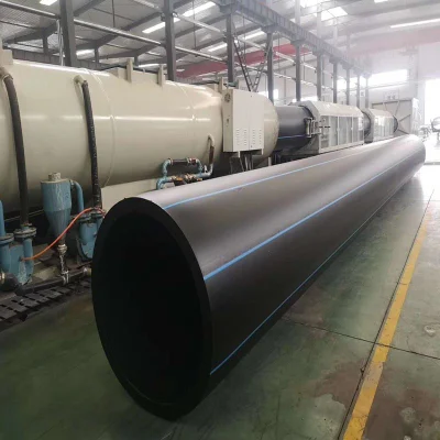 El principal fabricante de China Suministro de agua Tubería de agua de plástico HDPE negro/PE/Irrigación/Drenaje Tubería de drenaje